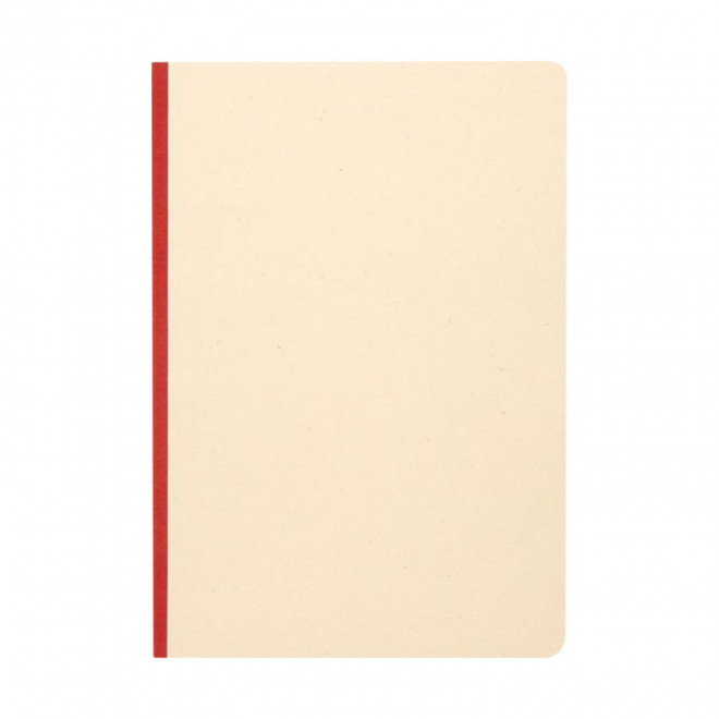CARNET A5 SOUPE EN CANNE A SUCRE PERSONNALISABLE 'ILIANA' - rouge