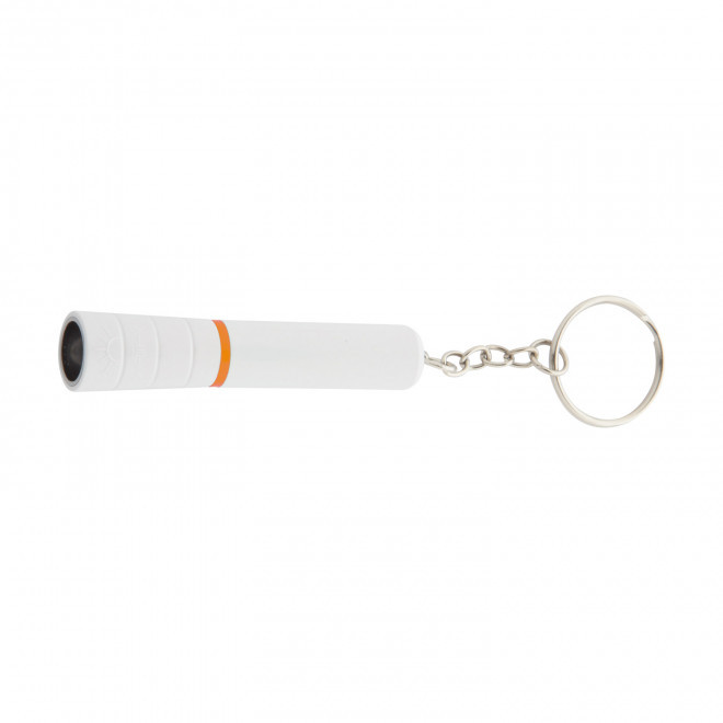 PORTE CLES LAMPE PERSONNALISABLE 'RAPOS WHITE' - orange
