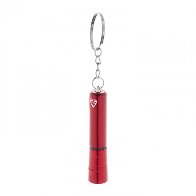 PORTE CLES LAMPE PERSONNALISABLE 'RAPOS RECYCLE' - rouge
