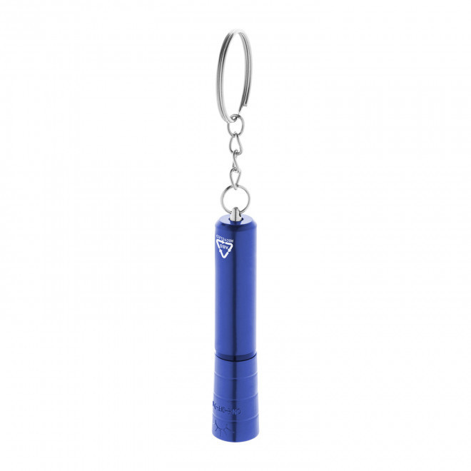 PORTE CLES LAMPE PERSONNALISABLE 'RAPOS RECYCLE' - bleu