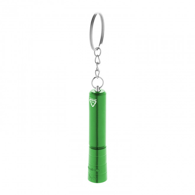 PORTE CLES LAMPE PERSONNALISABLE 'RAPOS RECYCLE' - vert