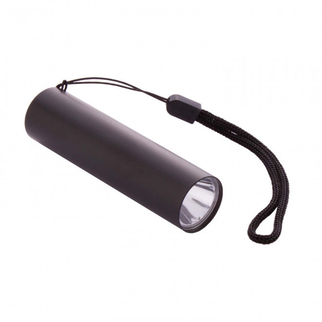 LAMPE DE POCHE RECHARGEABLE PERSONNALISABLE 'COBA' - noir