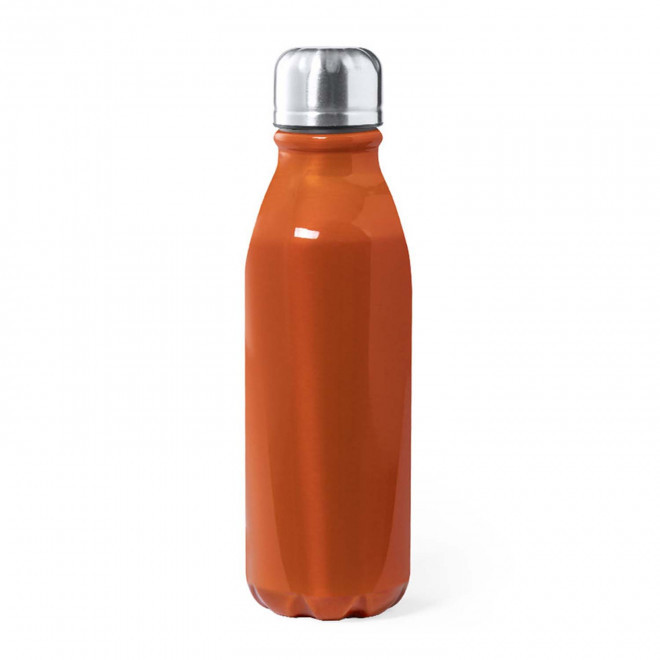 BOUTEILLE EN ALUMINIUM 550ML PERSONNALISABLE 'FIERRA' - orange