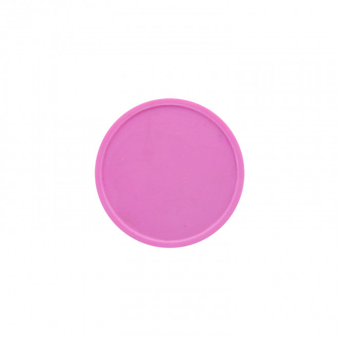 JETON EN CHEWING GUM GRAVE PERSONNALISABLE 'MONNET' - rose