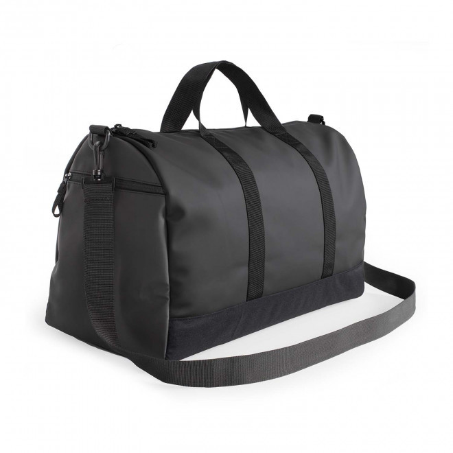 SAC VOYAGE EN PU PERSONNALISABLE 'SCHLUSS' - noir