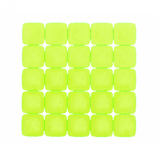 JETON FESTIVAL PERSONNALISABLE EN PLASTIQUE 'FESTYDEAL' - vert transparent