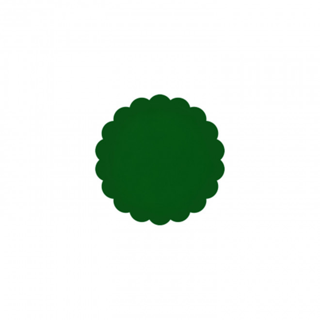 JETON DE FETES ET MANEGE PERSONNALISABLE 'FUNZY DENTELE' - vert foncé