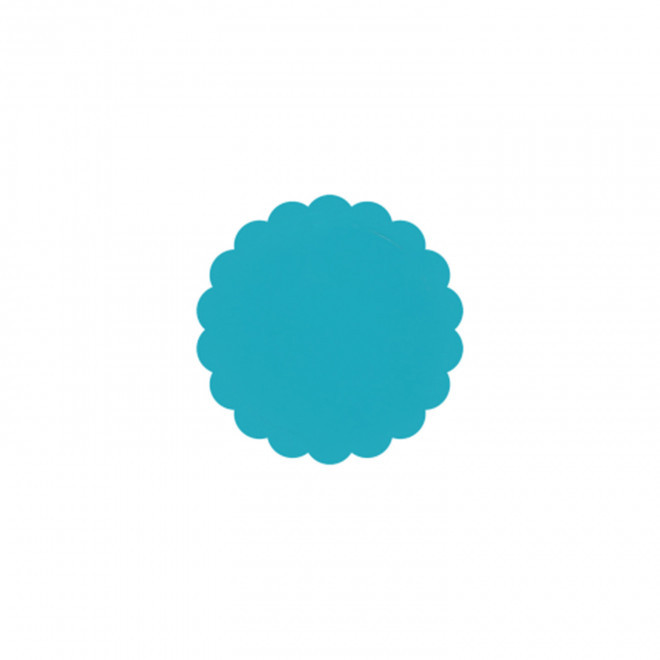 JETON DE FETES ET MANEGE PERSONNALISABLE 'FUNZY DENTELE' - turquoise