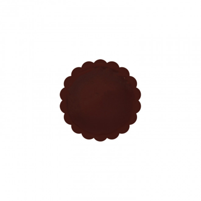 JETON DE FETES ET MANEGE PERSONNALISABLE 'FUNZY DENTELE' - marron