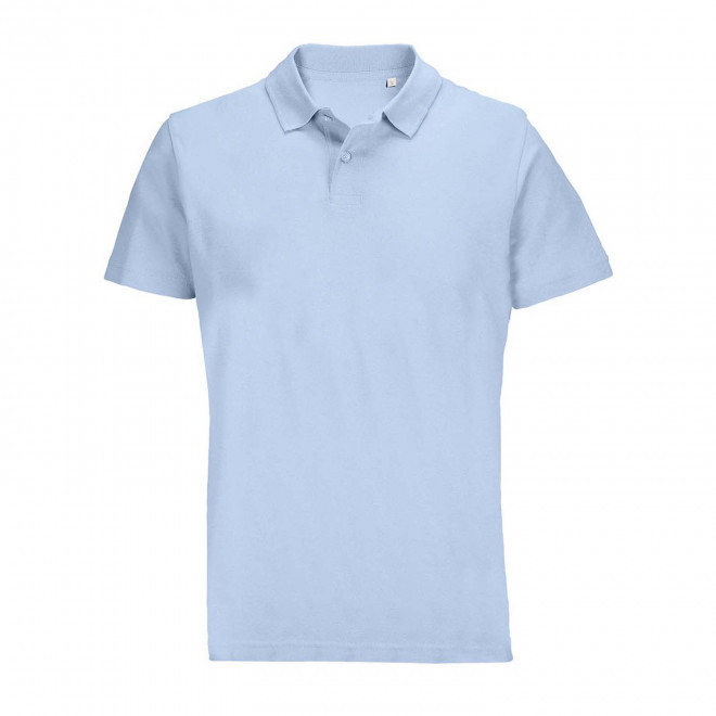 POLO MIXTE COULEUR PERSONNALISABLE 'PULSE' 170G/M2 - bleu ciel