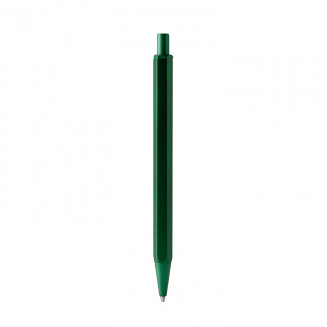 STYLO HEXAGONAL PUBLICITAIRE EN METAL 'CONI' - vert
