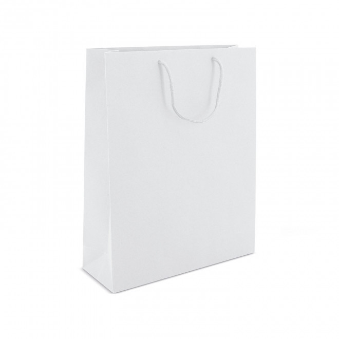 SAC CADEAU PERSONNALISE 27x36x9 'KARTELOS' - blanc