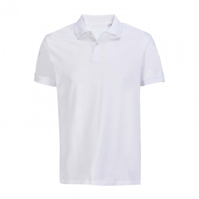 POLO MIXTE PERSONNALISABLE BLANC 'PACIFIC' 210G/M2 - blanc