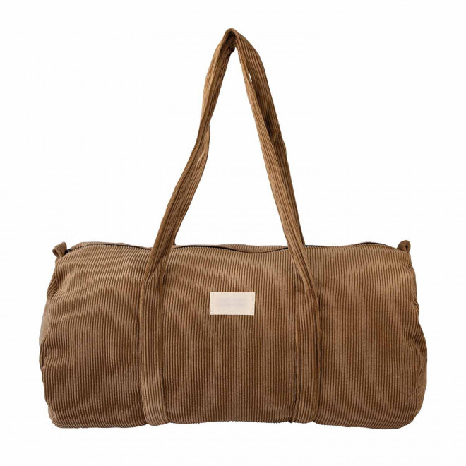 SAC POLOCHON EUROPE PERSONNALISABLE 'POLUX VELOURS' - camel