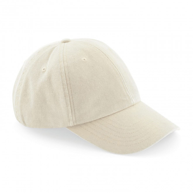 CASQUETTE VINTAGE PROFIL BAS PERSONNALISABLE 'KAPICA' - sable