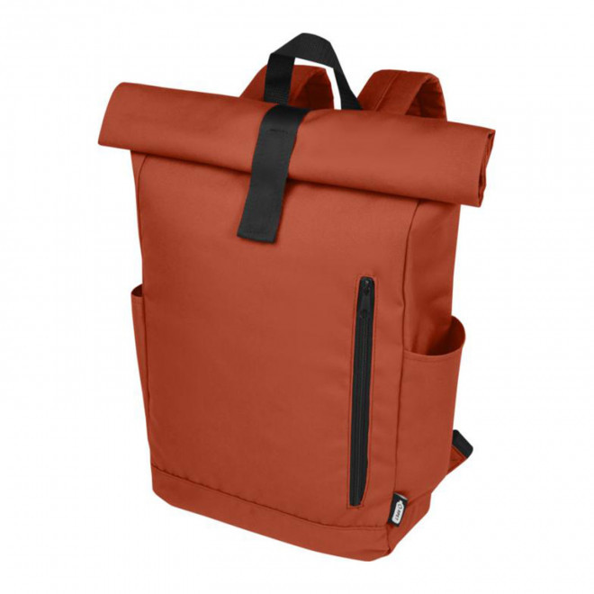 SAC A DOS ENROULABLE PUBLICITAIRE 'SAVARO' - rouge brique