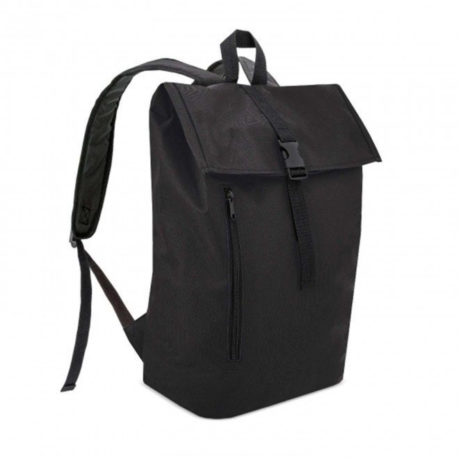SAC A DOS PERSONNALISABLE EN RPET 'AMELIE' - noir