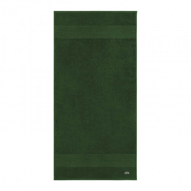 DRAP DE BAIN LACOSTE PERSONNALISABLE 'LE CROCO' - vert