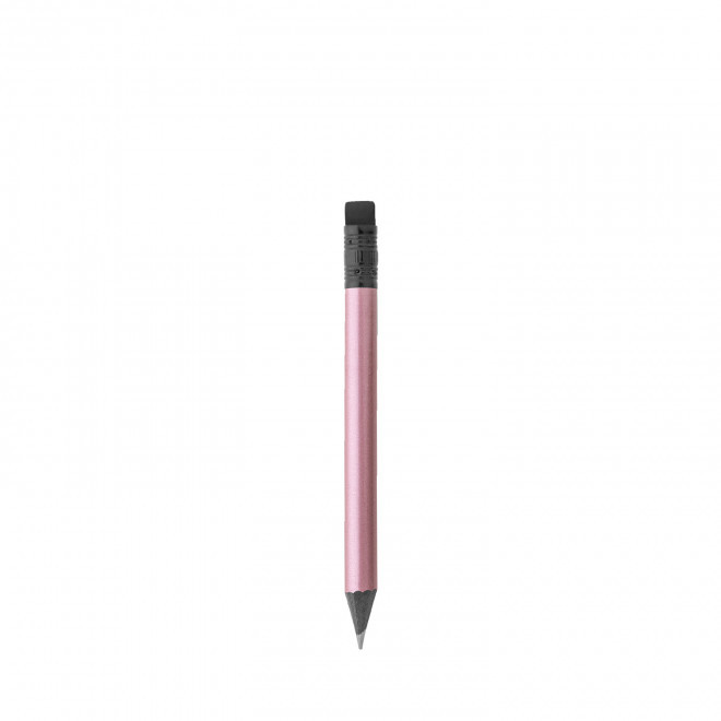 LOT DE 100 CRAYONS NOIR PERSONNALISABLE 'MINI ETHAN SHINE' - rose