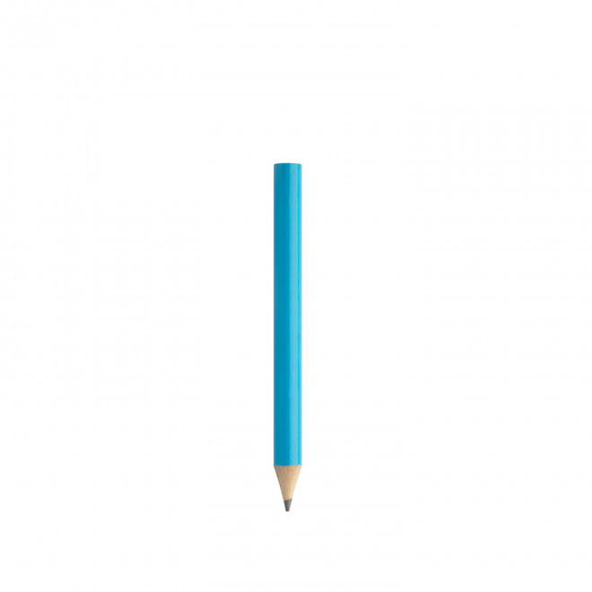 LOT DE 100 MINI CRAYON PERSONNALISABLE 'MINI IKA'  - bleu clair