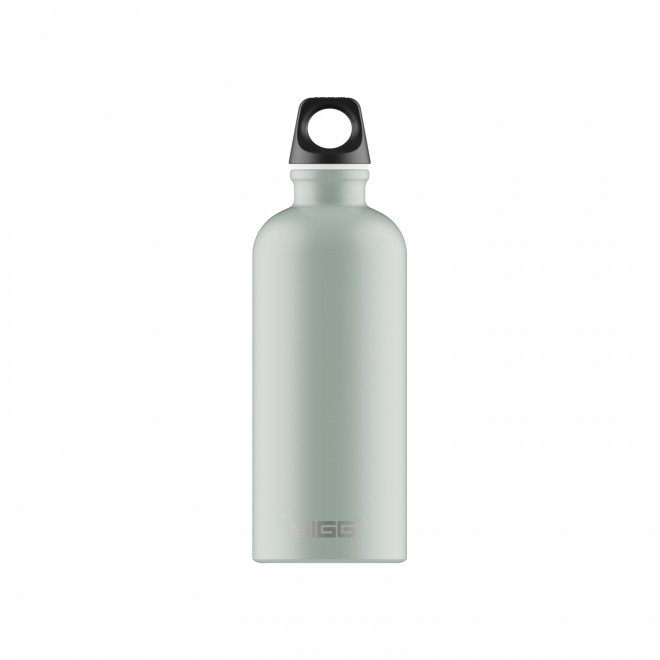 GOURDE EN ALUMINIUM SIGG 600ML PERSONNALISEE 'TRAVELLER' - sauge mat