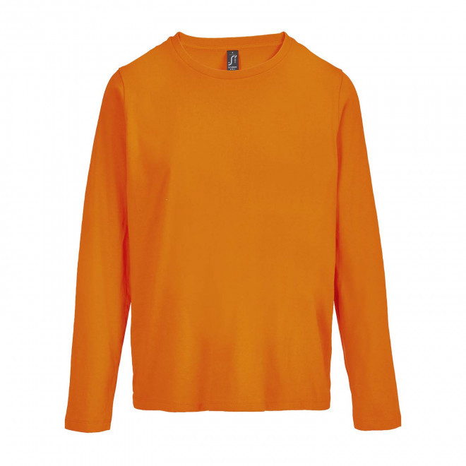 T-SHIRT PERSONNALISABLE FEMME ML COULEUR 'MONARCH' 150G/M2 - orange
