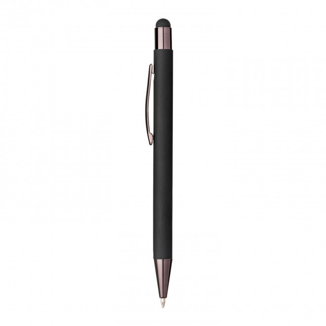 STYLO STYLET ALU MINE NOIRE PERSONNALISE 'QUEEN TOUCH COLOR' - noir
