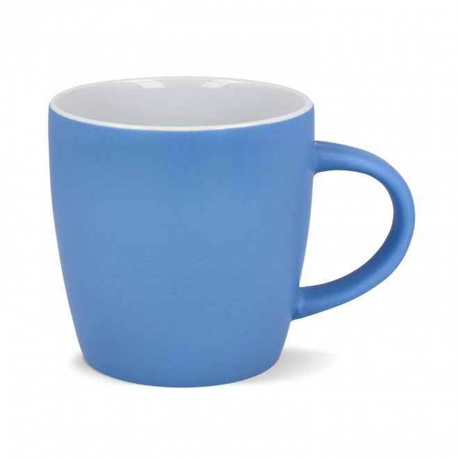 MUG EN CERAMIQUE MATE 350ML PERSONNALISABLE 'HARKI' - bleu clair