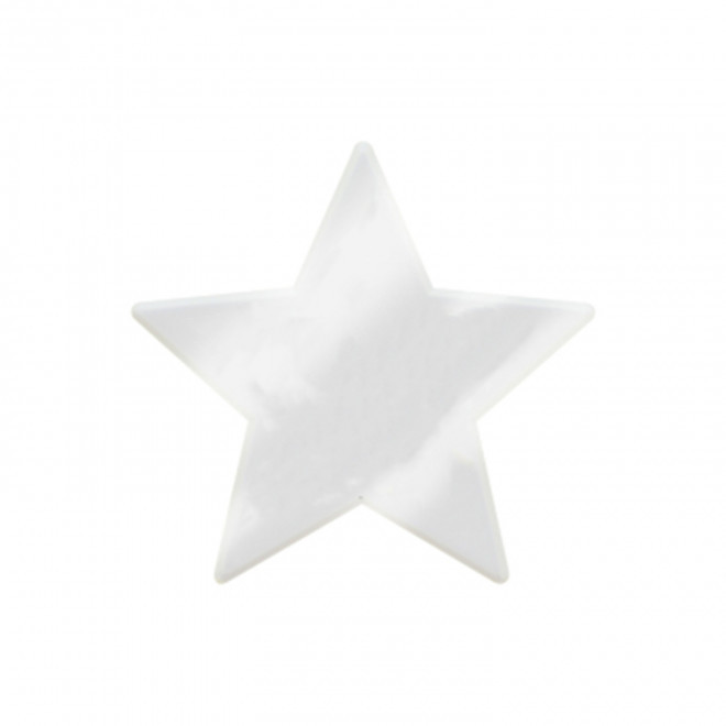 JETON DE FETES ET MANEGE PERSONNALISABLE 'FUNZY ETOILE' - perle - 7x7cm