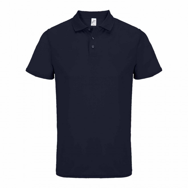 POLO DE SPORT PERSONNALISABLE MIXTE 'PITCHER' - bleu marine