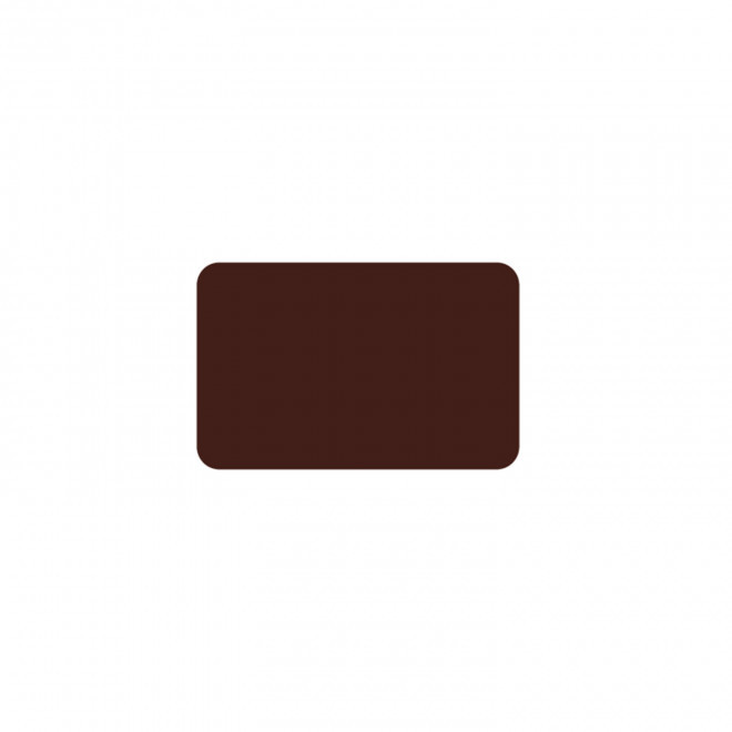 JETON DE FETES ET MANEGES PERSONNALISABLE 'FUNZY RECTANGLE' - marron