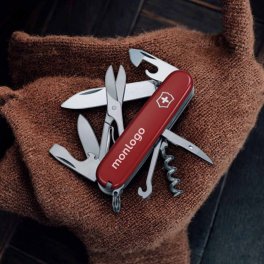COUTEAU SUISSE PERSONNALISÉ VICTORINOX 14 FONCTIONS 'CLIMBER'