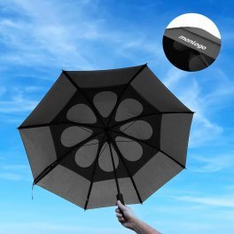 PARAPLUIE GOLF PUBLICITAIRE MANCHE DROIT TEMPETE 'STIRLING'