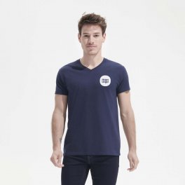 TEE SHIRT HOMME PUBLICITAIRE COL V 'IMPERIAL V'