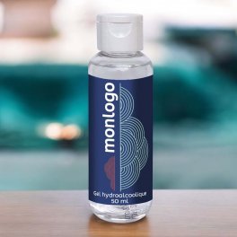 FLACON PERSONNALISÉ GEL HYDROALCOOLIQUE 50 ML 'ELIA'