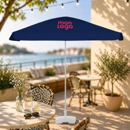 PARASOL CARRE PERSONNALISABLE 'BEACHCALOR VOLETS'