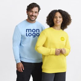 SWEAT SHIRT MIXTE COL ROND PERSONNALISABLE 'MORALIE 2.0'
