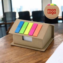 BLOC PAPIER ET MARQUE PAGES PUBLICITAIRE 'HOUSEMEMO'