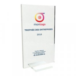 TROPHÉE PROMOTIONNEL RECTANGULAIRE 'MAJOR' QUADRICHROMIE