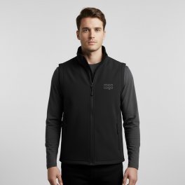 BODYWARMER SOFTSHELL HOMME PERSONNALISABLE 'RACE BW'