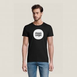 TEE SHIRT PUBLICITAIRE HOMME BIO COLORE 'PIONEER' 175 GR/M²