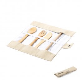 SET DE COUVERTS EN BAMBOU PERSONNALISÉS 'COPERTO'