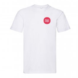 T SHIRT HOMME PERSONNALISÉ BLANC FRUIT OF THE LOOM® 'MILLSTREET'