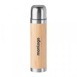 BOUTEILLE ISOTHERME PERSONNALISÉE EN BAMBOU 400ML 'FASTUOSA'
