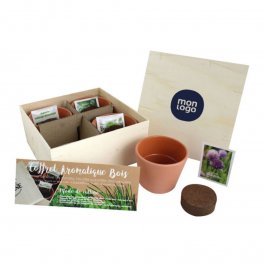 COFFRET AROMATIQUE PERSONNALISABLE EN BOIS 'AROMATUS'