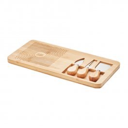 PLATEAU À FROMAGE PERSONNALISÉ EN BAMBOU 'QUEXO'