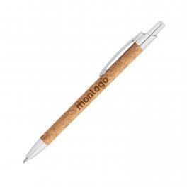 STYLO EN LIEGE PERSONNALISABLE 'NOSTRO METAL'