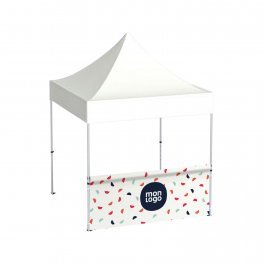 DEMI MUR POUR TENTE PERSONNALISABLE 3x3M 'TELTA'