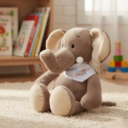 PELUCHE ELEPHANT PERSONNALISABLE 'DUMBA BANDANA'