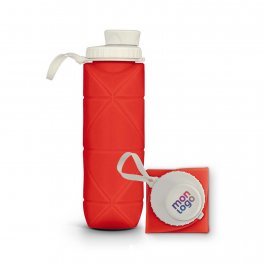 GOURDE PERSONNALISABLE SILICONE PLIABLE 600 ML 'CAMPEGGIO'